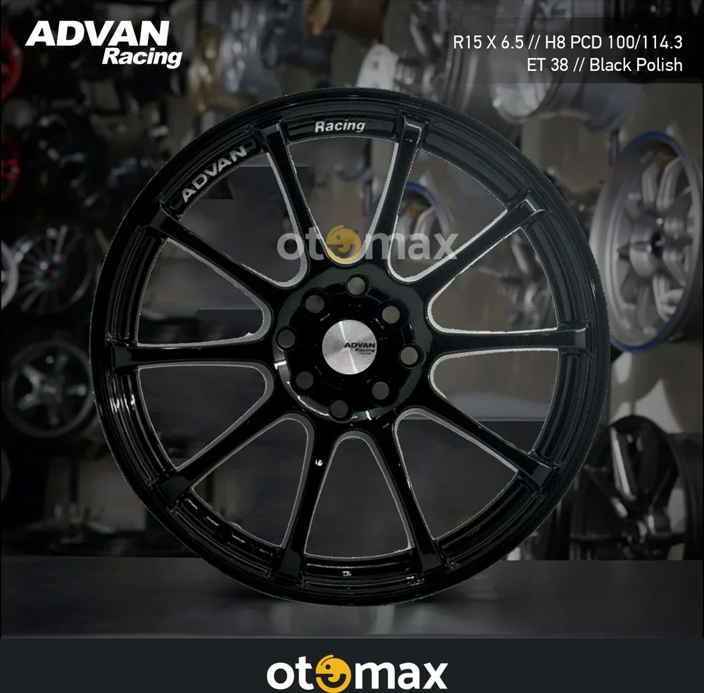 Velg Mobil Advance RS Ring 15 Black Polish