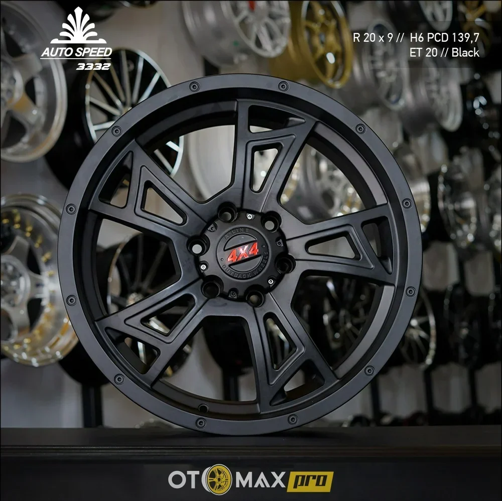 Velg Mobil Auto Speed 3332 Ring 20 Black