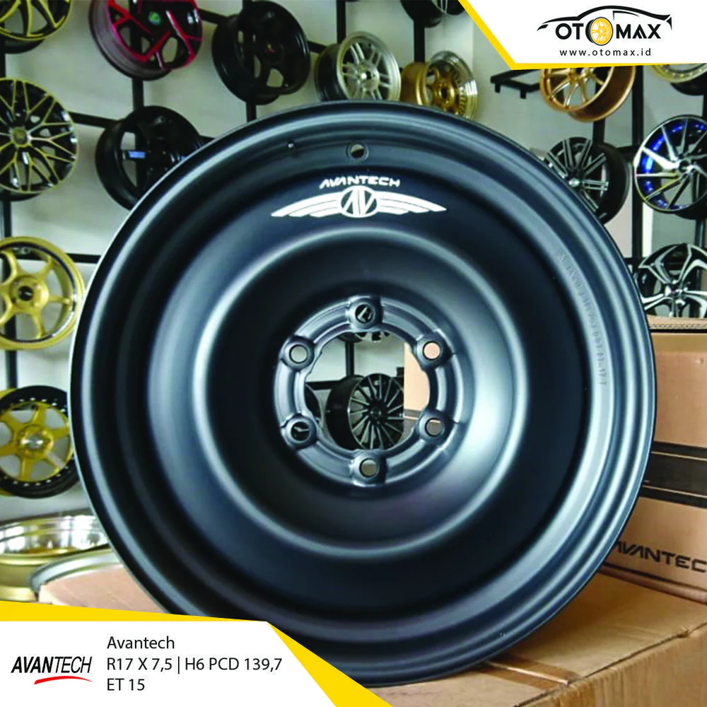 Velg Mobil Avantecha Ring 17 Black Matte Besi PAKO
