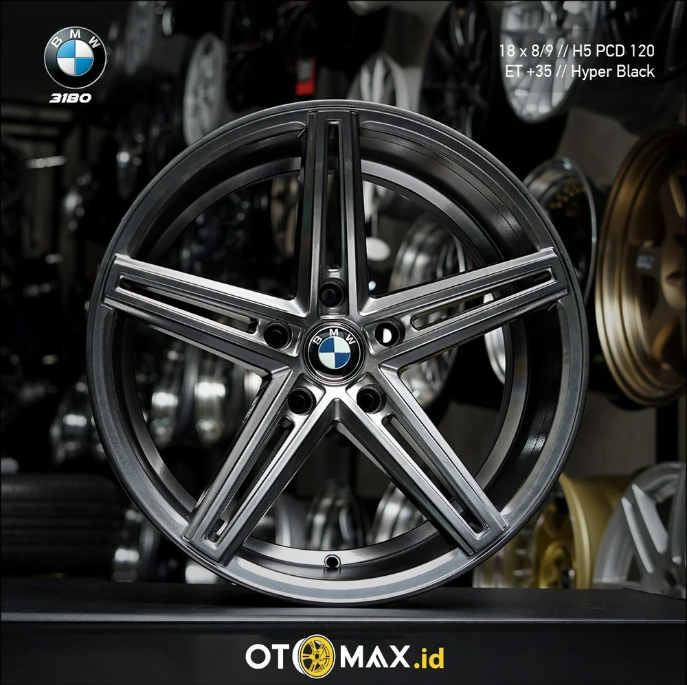 Velg Mobil BMW 3180 Ring 18 Hyper Black