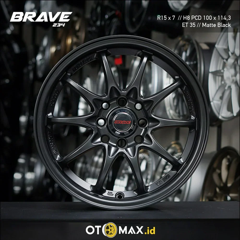 Velg Mobil Brave 201 Ring 20 Matt Black