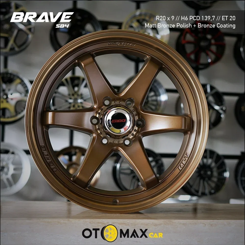 Velg Mobil Brave 584 Ring 20 Gold