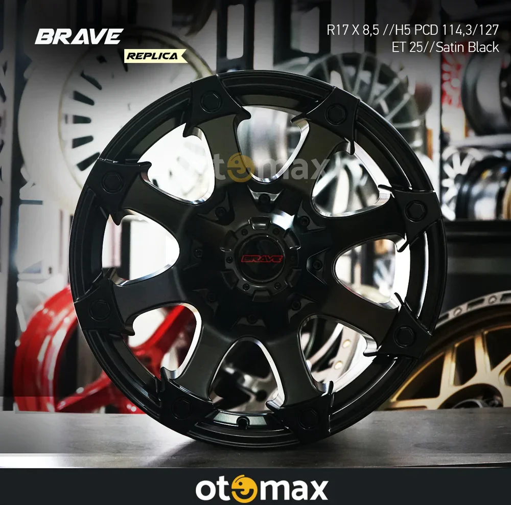 Velg Mobil Brave 816 Ring 17 H10 Satin Black