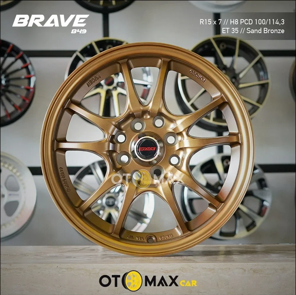 Velg Mobil Brave 849 Ring 15 Sand Bronze