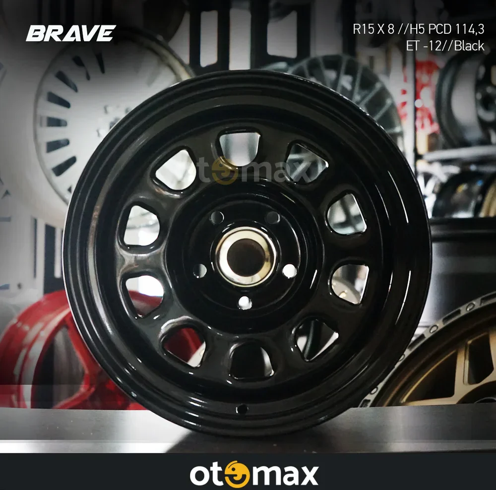 Velg Mobil Brave Daytona Ring 15 Black