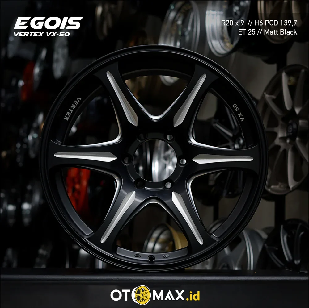 Velg Mobil Egois VX-50 Ring 20 Matt Black/Molling