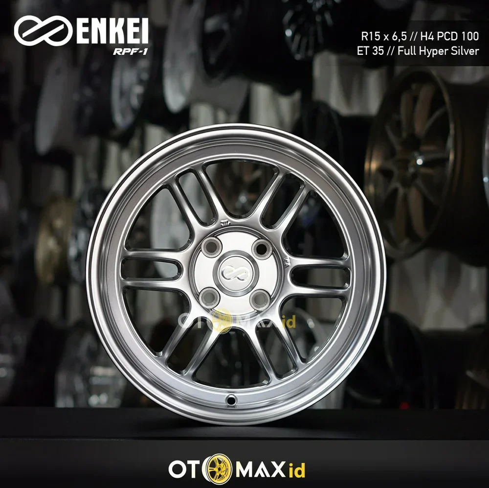 Velg Mobil Enkei RPF1 Ring 15 Silver