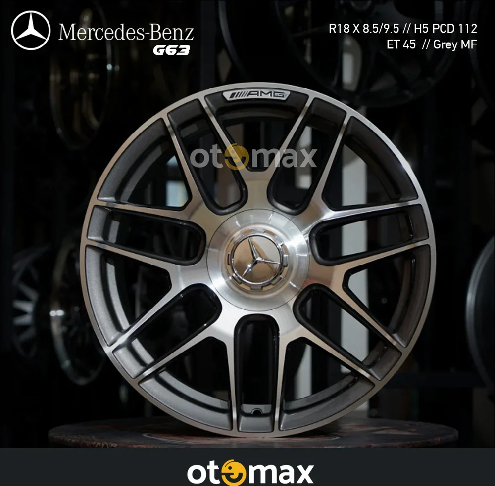 Velg Mobil Mercedes Benz G63 Ring 18 Grey MF