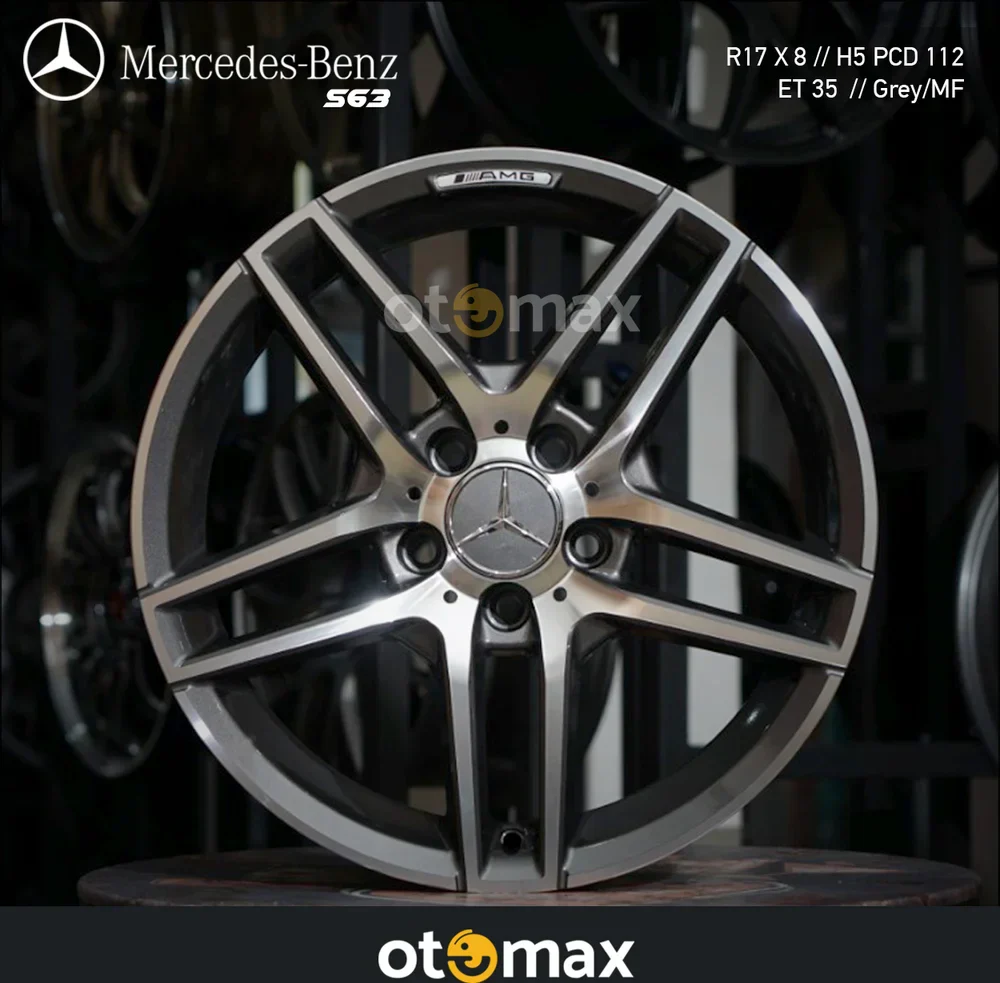 Velg Mobil Mercedes Benz S63 Ring 17 Grey
