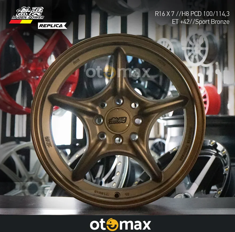 Velg Mobil Mugen RNR-183 Ring 16 Sport Bronze