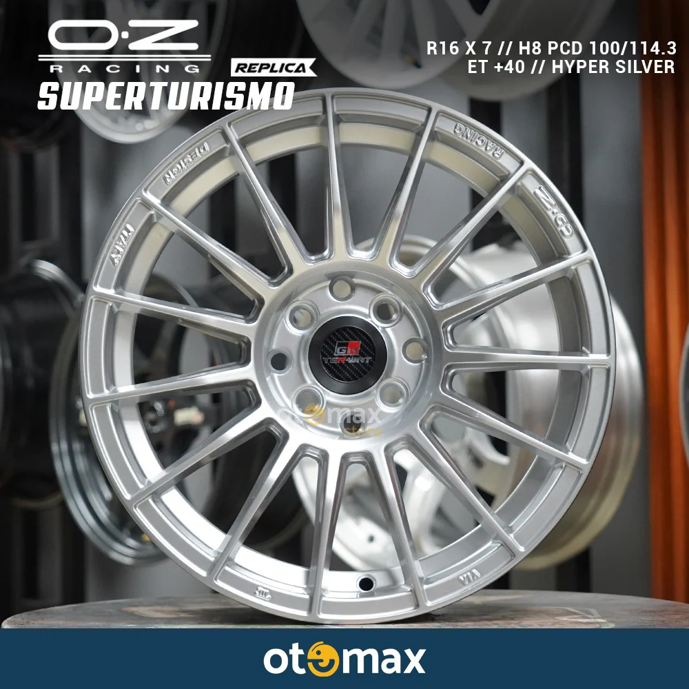 Velg Mobil Oz Racing Superturismo Ring 16 Hyper Silver