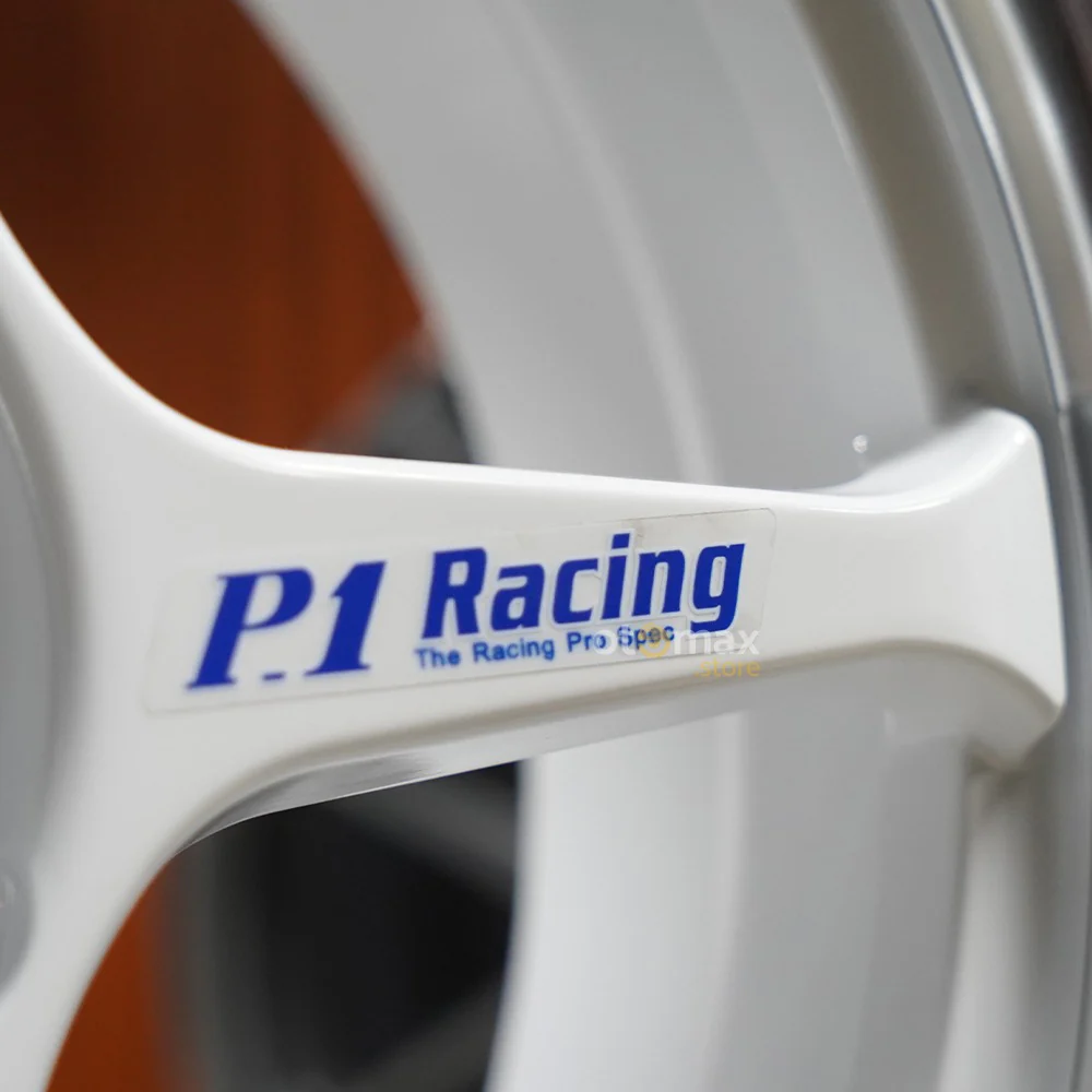 Velg Mobil P-1 Racing Ring 15 White/Machine Lip - Image 4