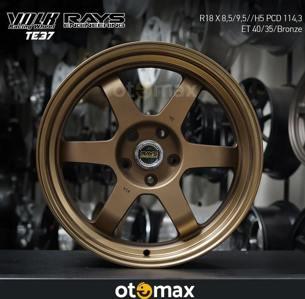 Velg Mobil Rays TE37 1RA10 Ring 18 Bronze