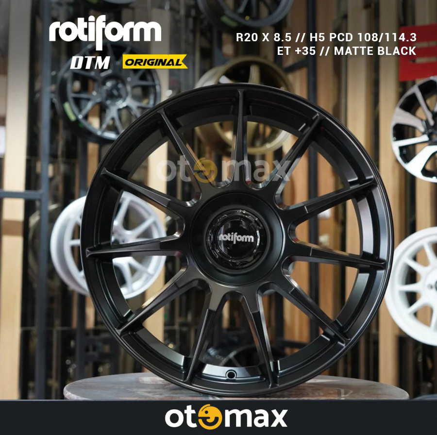 Velg Mobil Rotiform DTM Original Ring 20 Matt Black