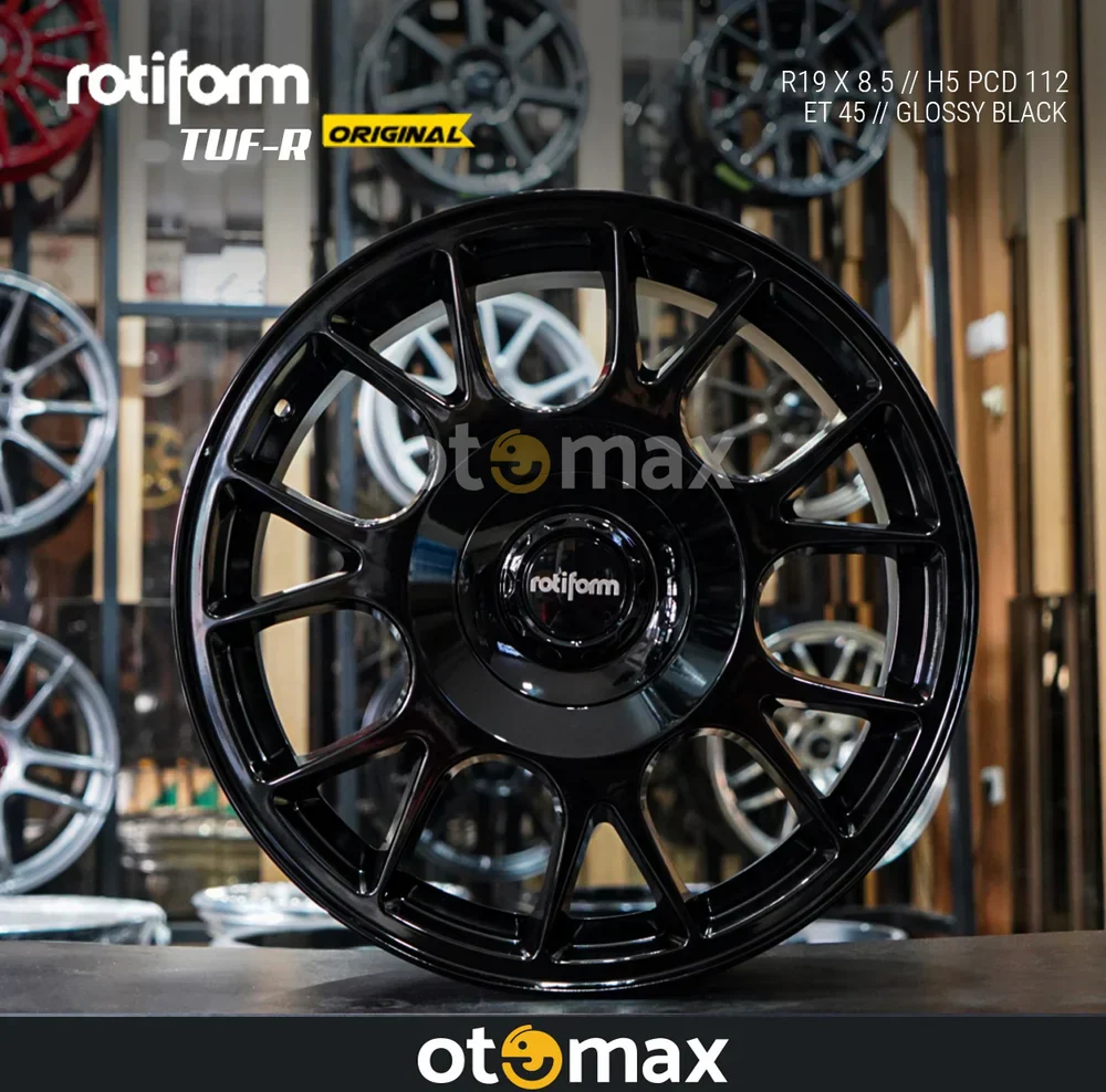 Velg Mobil Rotiform TUF-R Original Ring 19 Glossy Black