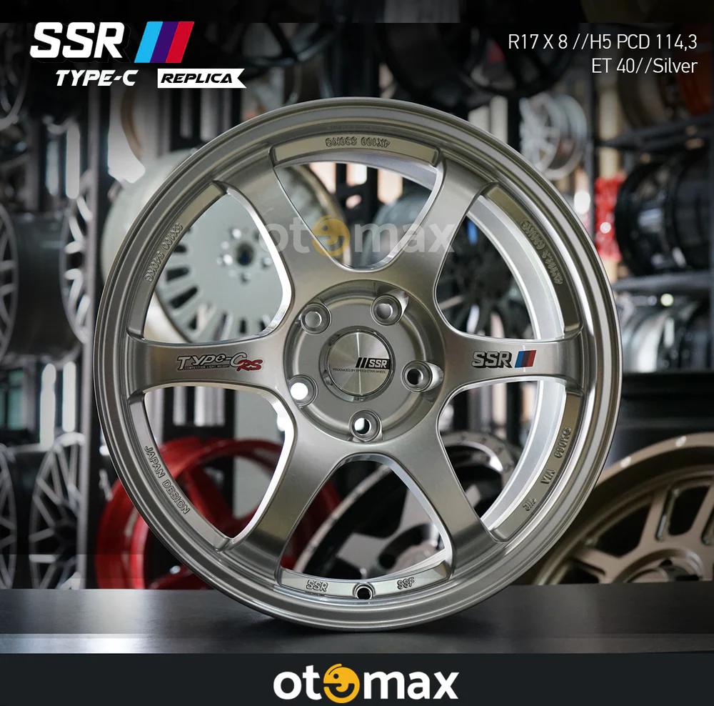 Velg Mobil SSR Type C Ring 17 H5 Silver