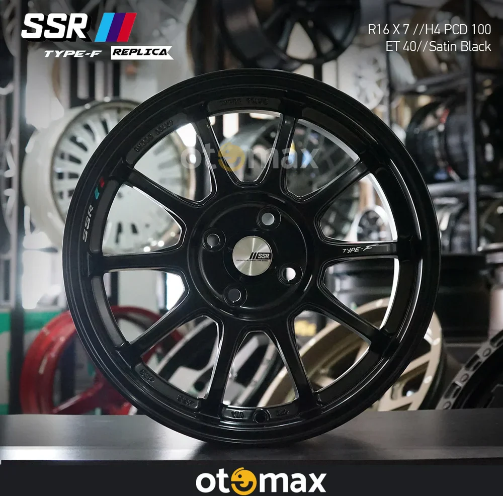 Velg Mobil SSR Type F 4012 Ring 16 H4 Satin Black