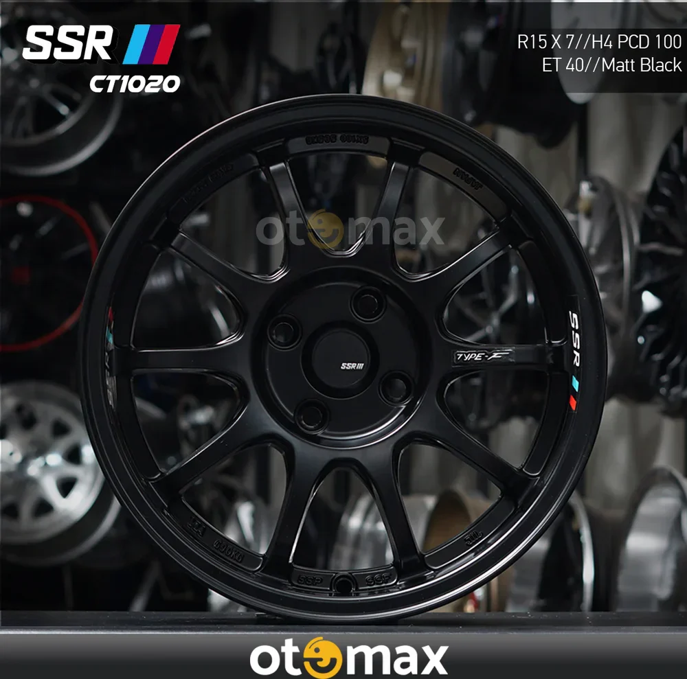 Velg Mobil SSR Type F CT1020 Ring 15 Matt Black