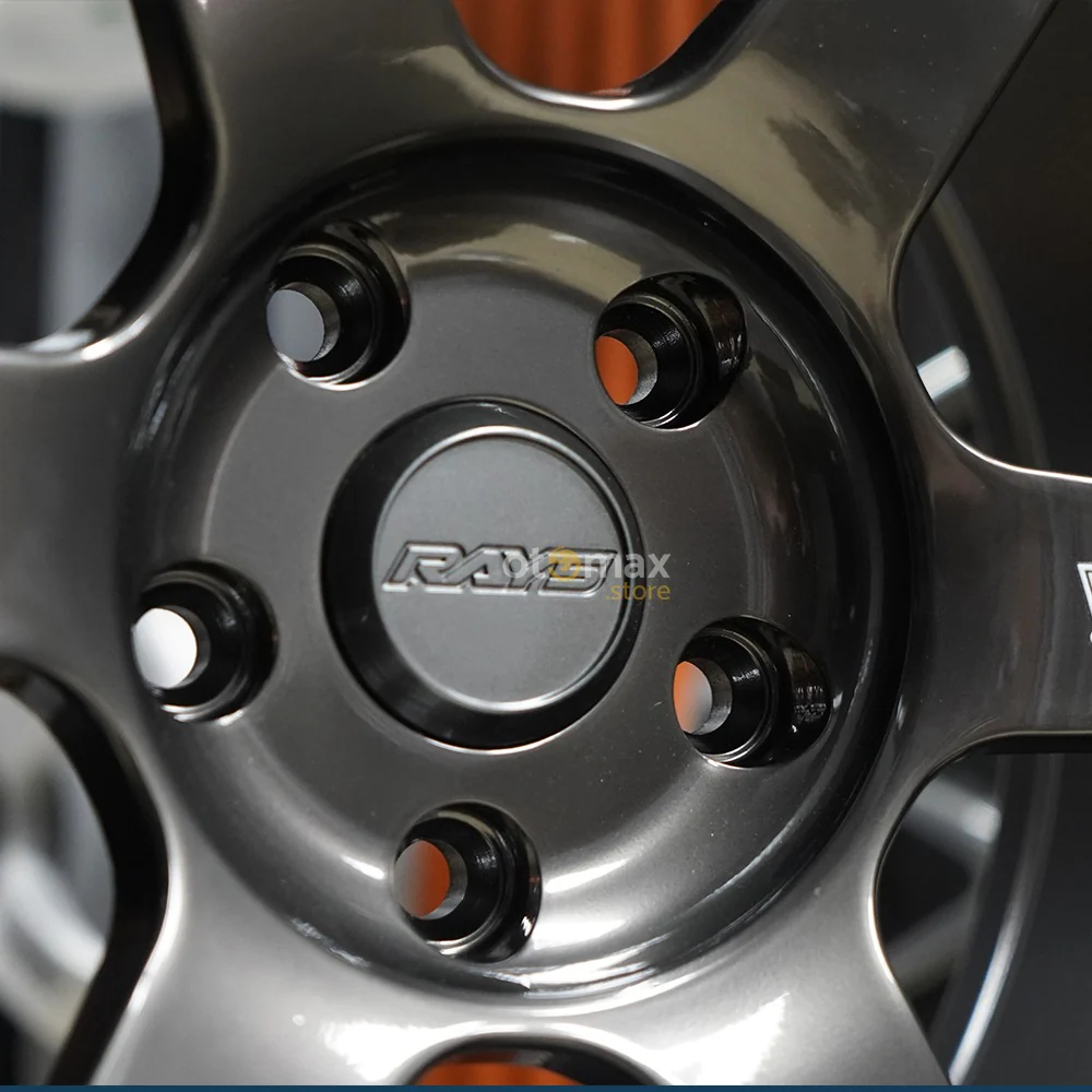 Velg Mobil Volk Rays TE37 Saga S Plus Ring 18 EJ Titan - Image 3