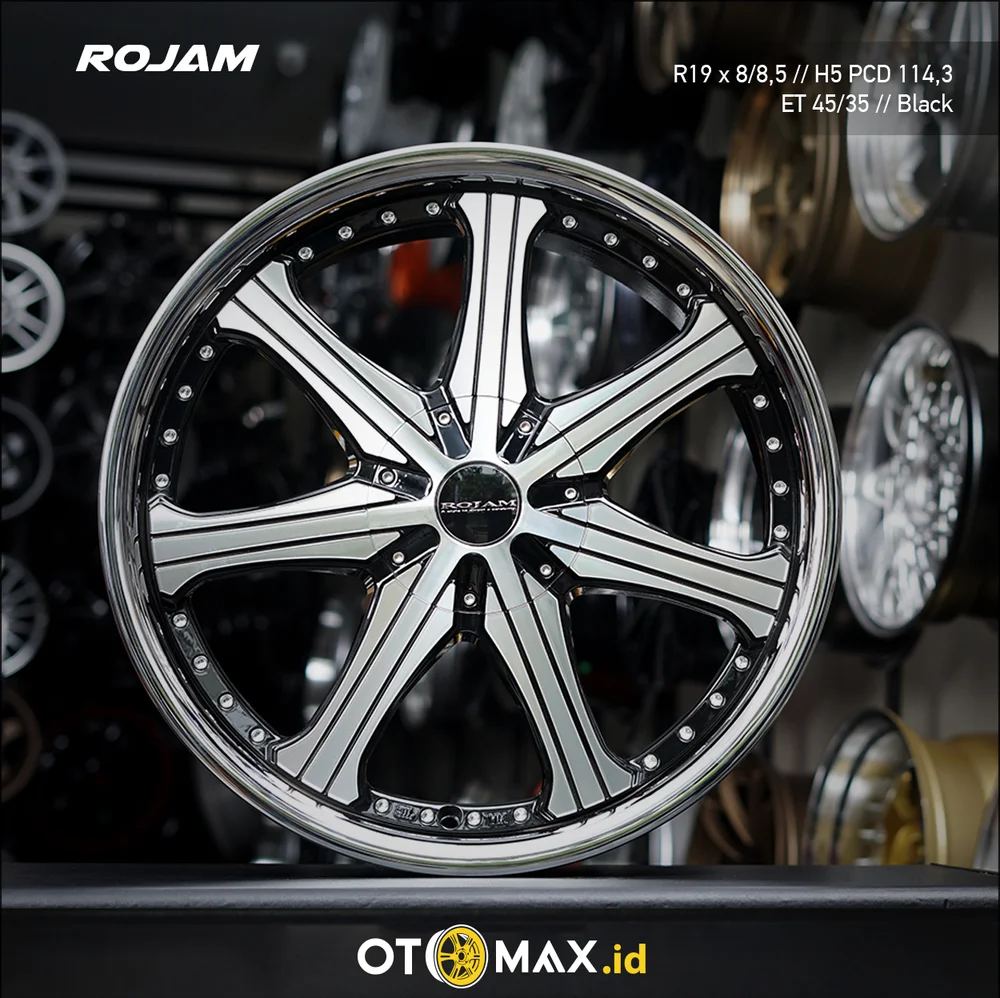 Velg Mobil Wheel Reem Rojom Ring 19 Black